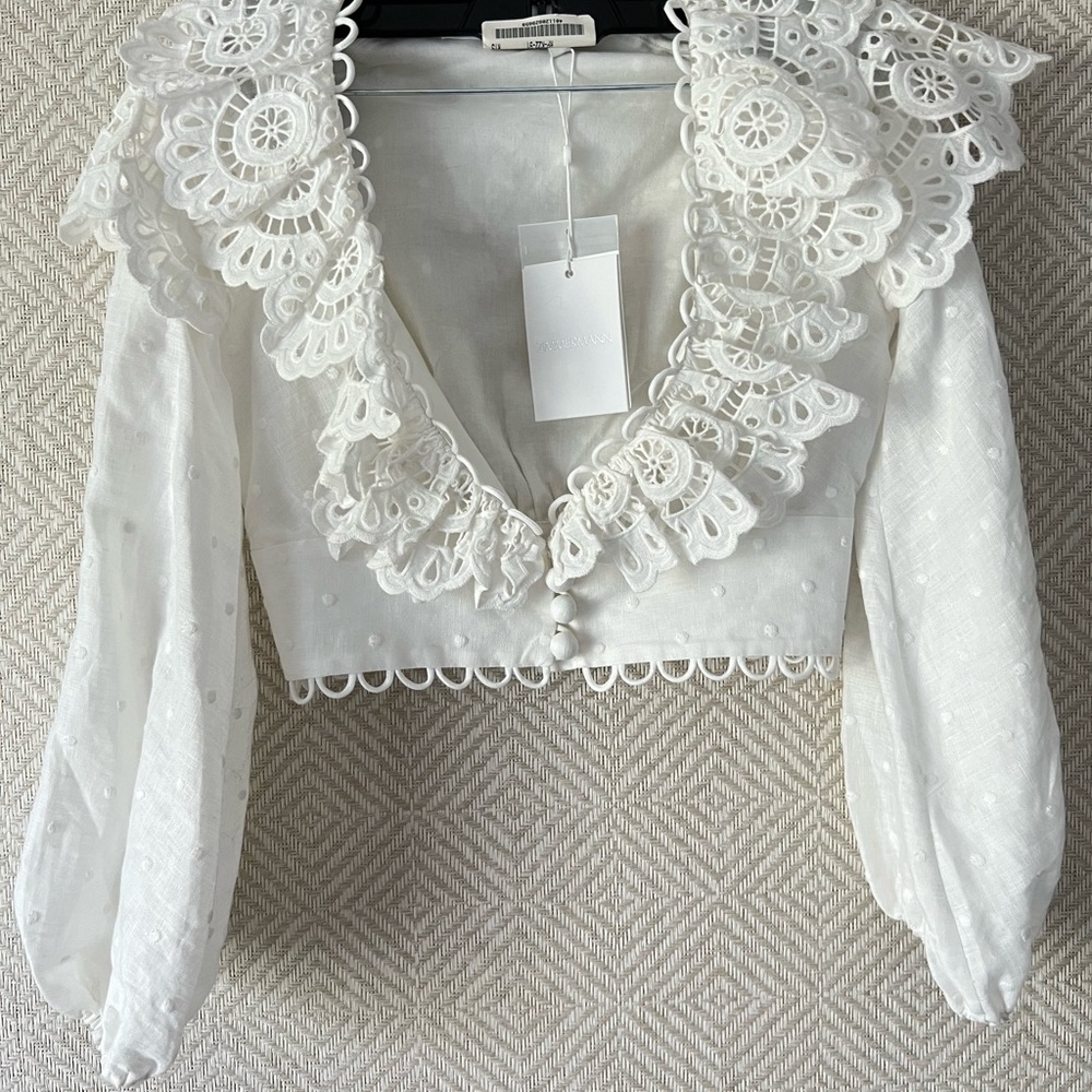 NWT Zimmermann Bellitude Scallop Top Size 00 - Picture 6 of 9